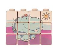 Per il bambino, per blocchi di puzzle morbidi, blocchi per impilazioni infantili, giocattolo sensoriale per un di 6 mesi+ compleanno