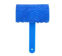 Per il blu, per il rullo di vernice effetto legno di gomma con manico, strumento di decorazione della parete fai da te