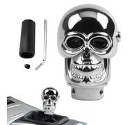 per il cambio del teschio a LED - Testa del cambio manuale in materiale ABS, design del teschio illuminato, illuminata decorativa, accessorio fantastico per auto | De Ca mbio Manual