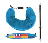 per il collo da viaggio - imbottito a forma di U, supporto per il collo, supporto per il collo, portatile, comodo e spazioso, ideale per viaggi all'aperto, viaggi d'affari, casa, relax