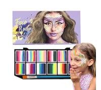 per il colore drel viso e deal corpo per costumi | Set di colori basato sull'acqua | Set di trucco cosplay | Body Art artistica di Halloween | Dipinto deyl viso creativo | Facile da usare