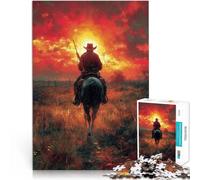 Per il divertimento in famiglia Cowboy nel deserto Puzzle 2000 pezzi per adolescenti 70x100cm Migliorare la memoria per e 14 anni e oltre