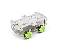 Per il DIY Keyestudio 4WD In Alluminio Mecanum Robot Car Scheda Inferiore A Due Strati per Parti A Doppio Telaio per Robot per