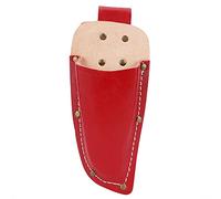 Per il giardinaggio, 1 PC Cowhide Gardening Potch Botch for Pliers Shears Scissors Cover Strumento Borsa (Rosso)