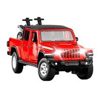 Per Il Gladiatore 2020 1 32 Modello Di Camioncino In Lega Suono Luce Fuoristrada Giocattolo Collezione Regalo(Rosso)