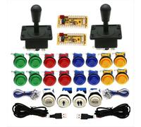 Per il kit fai da te per giochi arcade, controller USB per PC, joystick a 8 vie stile USA a ritardo zero.