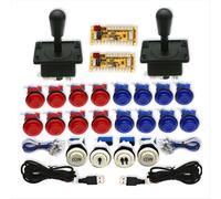 Per il kit fai da te per giochi arcade, controller USB per PC, joystick a 8 vie stile USA a ritardo zero B