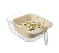 Per Il Lavaggio Della Frutta Con Colino,Colino a Doppio Strato Telescopico - Cestello Scolafrutta con Manico,Per Cucina Soggiorno Snack Verdura Frutti di Bosco Fragola