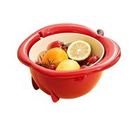 per il Lavaggio della Frutta,Resistente con Drenaggio Veloce e Multifunzionale - Scolante Alimentare - per Bacche del Bosco, Insalate, Spaghetti e Lattuga e simili