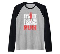 per Il Lungo Periodo Correre Jogger Corridore in Corsa Maglia con Maniche Raglan