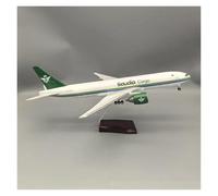 Per Il Modello Di Aereo B777 Da 47 Cm Saudi Cargo Con Ruote Collezione Aerei Decorazione Espositiva For Commemorate Collection(With light)