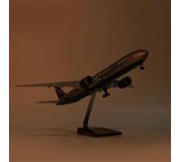 Per Il Modello In Resina Pressofusa Aeroflot Boeing B777 In Scala 1:150,display Decorativo Per La Collezione Aerei Di Linea Aerea(W light)