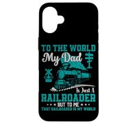 Per il mondo mio padre è solo un ferroviere, ma per me quel treno Custodia per iPhone 16 Plus