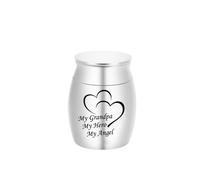 (Per il nonno) (Per il nonno) Il mio eroe Il mio angelo Piccole bare commemorative Mini urne intagliate