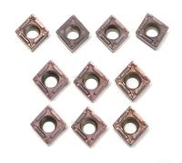 Per il portautensili del tornio Compatibile 10PCS CCMT060204 Inserti in carburo ad alte prestazioni nel taglio di acciaio e ghisa