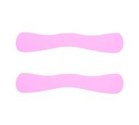 Per il silicone, 2 pc per cuscinetto, morbido riutilizzabile a forma di on, per estensione delle ciglia alla fronte (Rosa rosso)