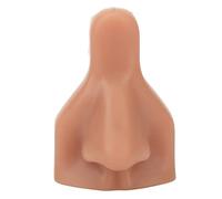 Per il silicone 3D, modello di pratica del naso falsa flessibile, modello a naso, per praticare la visualizzazione dei gioielli di sutura (Tono della pelle scura)
