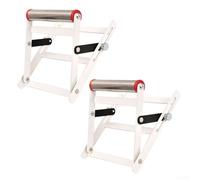 Per il supporto materiale della macchina da taglio Supporto 2pcs Staffa in metallo per tavolo da lavoro Regolabile in altezza da 55 mm a 135 MM Installazione pieghevole