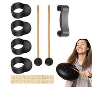 Per Il Tamburo Della Pioggia: Adesivi Del Numero Del Supporto Bacchette, Kit Di Per Tamburi Da Pioggia | Del Tamburo Handpan Design Ergonomico, Comodi