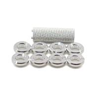 Per Il Telecomando 8 Pezzi Interruttore Dado Fisso Interruttore Dado Corrispondente Installazione Spektrum RC Modelli Parti Aggiornate Parti Auto Rc(Silver)