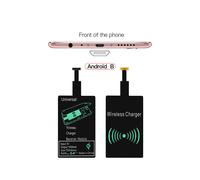 (Per il tipo B) Il ricevitore del caricabatterie wireless Qi supporta l'adattatore di ricarica wireless