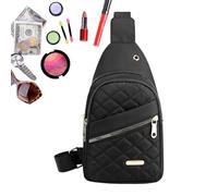 per il torace Daypack, borse per imbracatura da viaggio,Zaino per spalla con la tasca con sling con sling incastonato - Cintura regolabile, pacchetto frontale a spalla leggera per correre, camminare,