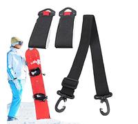 Per Il Trasporto Degli Sci | Supporto Regolabile Per Spalla Con Fissaggio Fisso | Cinghie Utilitarie,Per Stivali, Bastoncini Da Sci, Uomini E Donne, Arrampicata, Ciaspole, Scarpe Da Snowboard