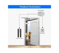 Per il TTLOCK APP Scheda Principale di Controllo Accessi 12V Wiegand Relè NO/NC per Sistema di Accesso con Pulsante di Uscita per Serratura Magnetica