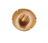 per il vassoio dell'erba della resina di stile occidentale con la | Forma unica a forma di cappello da cowboy, materiale in resina, fascino rustico, decorazione da scrivania