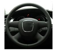Per Il Vecchio Per A4 Per B7 Per B8 Per A6 C6 2004-2011 Per Q7 2005-2011 Per Q5 2008-2012 Coprivolante Per Auto Fai Da Te In Nera Cucita A Mano Coprivolante(Red Thread)