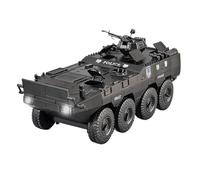Per Il Veicolo Da Combattimento Corazzato Da Fanteria Tipo 008 Modello In Lega Pressofusa 1:24 Simula Suono E Luce Decorazione Per La Casa(Black)