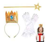 per il vestito,Costume Tiara con bacchetta e guanti | per travestimenti di Halloween per giochi di ruolo spettacoli teatrali scuola uscita a casa