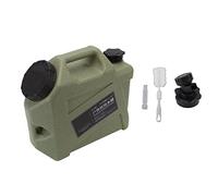 Per il viaggio di Shine, per un secchio di stoccaggio d'acqua portatile da 10 litri, multifunzione, con uso di spigot, famiglia e campeggio esterno (Verde)