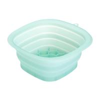 per il viso in silicone, vasca per il viso per acqua fredda, strumento pieghevole per la cura della pelle con funzione di compressione fredda, bacino per ammollo del viso, riduzione del