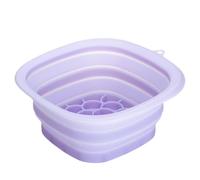 per il viso in silicone, vasca per il viso per acqua fredda, strumento pieghevole per la cura della pelle con funzione di compressione fredda, bacino per ammollo del viso, riduzione del