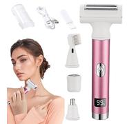 per il viso per donne, donne tagliate per capelli - Dispositivo di depilazione per capelli ricaricabile a secco bagnato | Macchina da rasatura del trimmer del corpo portatile per le gambe delle bracci
