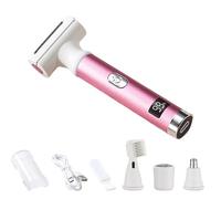 per il viso per donne, donne tagliate per capelli - Dispositivo per la rimozione dei capelli o elettrico con teste - Macchina da rasatura del trimmer del corpo portatile per le gambe delle braccia