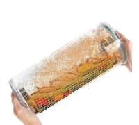per impanatura per pollo - Rotolo trasparente a 360 gradi,Contenitore per impastare con coperchio | Per cucinare in cucina, pasticceria, campeggio, preparazione dei pasti e