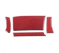per Infiniti G25 G27 G37 2007-2013. Adesivo per Rivestimento del Pannello Laterale Dell'uscita dell'Aria Laterale del Cruscotto Dell'auto Accessori per Auto(Rosso)