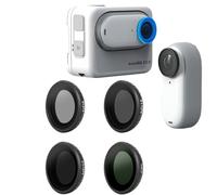 Per Insta360 GO 3S, Filtri Impermeabili Copertura Protettiva UV/CPL/ND8-64 Filtri Action Camera Lens Extension Accessori (ND8+16+32+CPL)