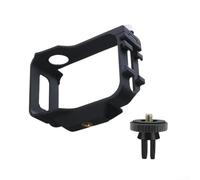 Per Insta360 GO per custodia ultra protettiva con struttura perimetrale elevata Supporto a scarpa fredda e compatibilità standard con interfaccia treppiede (nero)