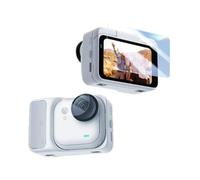 Per Insta360 GO Ultra Pellicola Protettiva in Vetro Temperato 9H Antigraffio e Antiurto, Pellicola Protettiva per Display HD + Pellicola Morbida per Obiettivo per 360 GO Ultra (1 Set)