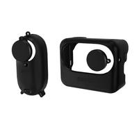 Per Insta360 GO3 Custodia Protettiva Copriobiettivo Protettore Custodia Vano Batteria Custodia Silicone Per Insta360 GO3 (Black silicone sleeve(body + lens))