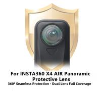 Per Insta360 Per X4 Air Lens Cover Tappo PC per 2 per pz Nero Misura 3 3 1 cm