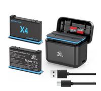 per Insta360 X4 Batteria al Litio Ricaricabile 3,85V 2500mAh Batteria x4 e
