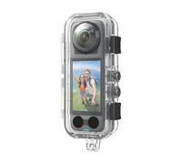 Per Insta360 X4, Caso Subacqueo Custodia Impermeabile Custodia Action Camera Underwater 60Meters Protector Invisibile 360 ° Completamente Diving Shell Accessori (Vetro)