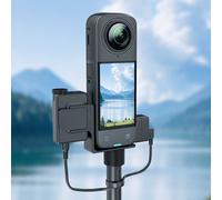 Per Insta360 X5 Staffa Microfono in Lega di Alluminio con Scarpa Fredda per DJI