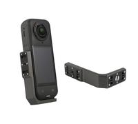 Per Insta360 X5 Supporto Magnetico Orizzontale e Verticale, Telaio Protettivo Antiurto, Adattatore di Espansione per Videocamera Sportiva 360 X4/X3 con Interfaccia a Vite da 1/4 di Pollice