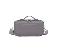 Per Insta360 X6, borsa portaoggetti in PU con supporto per videocamera in prima persona, custodia da viaggio capiente con tracolla，Grigio
