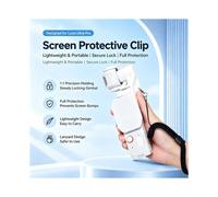 Per Insta360Luna Ultra Pro Clip Gimbal Morsetto Schermo Antigraffio Clip Gimbal per Fotocamera Portatile Bianco